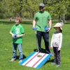 Balloon 8PCS Cornhole Bean Bags Set Corn Filled Cloth Training Equipment For Outdoors Hole Throwing Game Games 230704