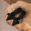 Sandaler Genomskinlig PVC Högklackat Pumps Sexig bowknot Ankelremskydd Häl Nattklubb Kvinnor Festskor Peep Toe Slingback