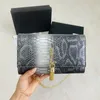 حقيبة التمساح المصمم للنساء حقيبة كتف من النساء مع سلسلة شرابة crossbody laobanzhangyp48