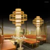 Hanglampen Bamboe Geweven Kroonluchter Licht Chinees Retro Zolder Restaurant Plafonddecoratie Japans Theehuis E27 Keukenaccessoires