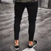 Мужские джинсы 2019 Mens Cool Designer Brand Black Jeans Skinny Rusted Strate Slim Fit Pants с отверстиями для мужчин Z230706