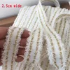 Rock 5yds Vielzahl von exquisiten reinen Baumwolle Fransen Spitze Beige Farbe Kleidung Mantel Seitenmanschetten Rock Hose Spitze Zubehör Z1492