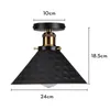 Ceiling Lights Vintage Retro Light Flush Mount Lamp Shade Industrial Lighting For Indoor Bedroom Kitchen Living Room Home Decor