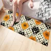 Vente en gros tapis de chevet orange chambre chevets couverture lumière luxe tapis de sol tapis tapis contre-pointe longue bande devant le lit