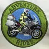 Yeni Varış Macera Rider Yamaları MC Motosiklet İşlemeli Demir Üzerinde Çanta Ceketi 200b