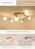 Kronleuchter Nordic Kronleuchter Beleuchtung für Wohnzimmer Esszimmer Küche Moderne Gold Glaskugel hängende Deckenlampe Ehe Schlafzimmer Glanz