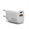 EU US UK AU enchufe 30W 20W Cargador Dual USB Tipo C PD QC 3.0 Enchufe de carga rápida para múltiples modelos de teléfonos