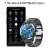Najnowszy LIGE BW0408 oryginalny smartwatch biznesowy Bluetooth Call Musis Player IP67 wodoodporny AMOLED w pełni dotykowy ekran wybierania inteligentny zegarek
