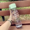 Sports water bottle frosted double cover high appearance level large capacity men's and women's water cup student gift wholesale