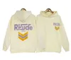 Designer Hoodies Rhude Hoodie Letter Print Long Sleeve Fashion Men Women Sweater Hip Hop Hoodies Brand Sweatshirts US SIZE0