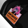 Autocollants de voiture Autocollants de voiture Viny Nervous New Driver Be Patient Avertissement Decal Auto Triangle Window Tape pour Cartoon SPY X Family Anya x0705