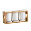 Bougeoirs style japonais créatif porte-baguettes en céramique ménage Drain Anti moisissure boîte support de rangement 230705