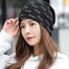 Cycling Caps Fashion Outdoor Hat Head Wrap Headwear Scarf Turban Stripe Ruffle Cancer Mooncap Beanie