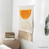 Tapeçarias penduradas com borlas artesanais, dormitório, hotel, cobertura de parede, cobertor, decoração, tecido, acessórios de decoração para casa