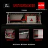 Pistool Speelgoed 1 64G FANS Auto Garage Diorama Model Met LED Verlichting Parkeerplaatsen Stad DIY Sets Kan worden Gecombineerd met Steden 230705