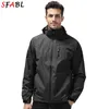 Mens Jackets Windbreaker Mens Waterproof Jacket Spring Women Jacket Coat Mens Outdoor Sports Raincoat Jacket Hooded MultiPockets Outwear 230705