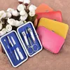 6 pezzi / set tagliaunghie kit tagliaunghie strumenti per unghie forbici pinzette per ciglia orecchio pick manicure imposta regali spedizione gratuita ZA3767 Bsmnk