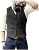 Men's Vests Vest Dark Green Single Breasted Blended Mens Denim Jeans Waistcoat Jacket Slim Fit Casual Formal Business Male 230705