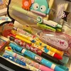 Cartoon Plush Dog Three-dimensional Large Capacity Student Pencil Case Stationery Box Makeup Digital Storage Bag Pouch