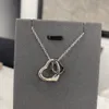 Luxury Designer heart Pendant Necklaces Gold Plated Women Jewerlry Accessories Fashion stainless steel sweet love cute choker luxury brand necklaces jewelry