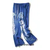 Sweats à capuche pour hommes Sweats Hellstar Studios Blue Retro Mud Print Distressed Sports Casual Pants Bell-bottoms