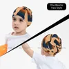 Bérets Cloche Fleurs Tricot Bonnet Élastique Doux Motif Personnalisé Présent Cap Fête Orange Audacieux Dynamique Nature Plante