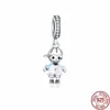 Pietre preziose sciolte Argento 925 Little Girl Boy Girl-Teenager Boy-Teenager Ciondolo Charm Bead Fit Bracciale originale Gioielli fai da te per