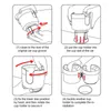인테리어 액세서리 듀얼 자동차 컵 홀더 조절 가능한 컵 병 주최자 자동차 용 저장 랙 범용 홀더 간식