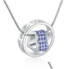 Collane con ciondolo Cuore di cristallo di lusso Austria Strass e anello Collana a catena in oro argento per donna Gioielli moda donna Drop De Dhbfp