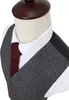 Мужские костюмы Blazers Шерт ретро серые еловые твид британский стиль, приготовленный мужской костюм