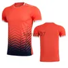 T-shirts pour hommes t-shirt de sport à manches courtes orange avec col rond adulte bleu chemise de course enfants maillots de sport nom personnalisé J230705