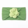Hair Accessories Baby Infant Headbands Toddler Boys Girls Stretch Solid Flower Knotted Hairband Headwear Headband For Bath
