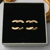 Luxury Designer Earrings Brand C Dangle Stud 18k Gold Women Letter Logo Gold Earrings Girls Wedding Party Jewerlry Accessories