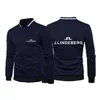 Sudaderas con capucha para hombre 2021 estampado Lindeberg Golf chaqueta cortavientos acolchada sólida para hombre ropa deportiva Casual guapo Harajuku W Dhgan