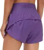 Lu-18 Sneldrogend Sport Hotty Hot Shorts Dames Casual Fitness Nep Tweedelig Lichtbestendig Gevoerd Yogalegging Hardlopen Golf Biker Pantkh