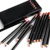 Lip Pencils 12pcs set NICEFACE Waterproof Long lasting Lip Liner Pencil Lipliner Pen Makeup Cosmetic 230705