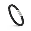 Chain Genuine Leather Bracelets For Mens Braided Rope Wrap Wristband Magnetic Buckle Bangle Women Fashion Jewelry In Bk Drop Delivery Dhxva