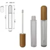 5ml Bamboo Lip Gloss Tube Makeup Bottle Cosmetic Eyeliner Tubo per ciglia Contenitore riutilizzabile Spedizione veloce F3268 Pwdvj