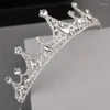 Pinzas para el cabello Cubic Zircon Crystal Diamond Boda Corona Tiara Diadema Novia Dama de honor Princesa Pageant Queens Accesorios