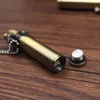 Retro Bullet ściernica zapalniczka na naftę metalowy brelok zapalniczki cygaro akcesoria do palenia papierosów gadżet dla mężczyzny prezent XGG6 bez gazu