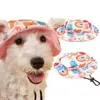 Abbigliamento per cani Elegante cappello con motivo Bowknot Copricapo per animali domestici delicato sulla pelle Vestire