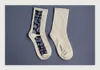 Paisley-randiga strumpor Street Trendig Unik bomull Sport Casual mid-calf strumpa för män och kvinnor