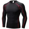 Men's T-Shirts Men's sports running Tshirt long sleeves Outdoor Quick Dry Fitness Compression Baselayer Body Under Shirt Tight Sports Gym Wear J230705