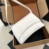 Kwaliteit Klassieke Zandloper Ontwerp Schoudertassen B Dames Designer Handtassen Heren Gestreepte Schoudertas Lederen Handtas Zwarte Messenger Bags 230615