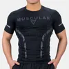 T-shirts pour hommes T-shirt de sport pour hommes T-shirt à manches courtes T-shirts de sport pour hommes Imprimé Compression Gym 3D Compress Man Tops Bodybuilding Tee Shirts J230705