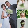 Dekorativa blommor 12 st Konstgjorda babys andedräkt Gypsophila Real För DIY Bröllopsbuketter Crown Party El Silk Rose Garland