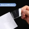 Business Card Files MOHAMM 60 PCS Clear Adhesive Shelf Tag Pockets Label Holders for Organizing Classify Items Student Stationery Office Supplies 230705