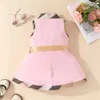 Girls' summer children's clothing baby clothes newborn dress baby sleeveless princess dress