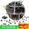 Modèle moulé sous pression Moc Star Ship Super Death set compatible 75159 05063 4016 pièces avec lumières blocs de construction briques Wars jouet éducatif 230705