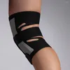 Les genouillères tombent !! 1Pc Brace Elastic Anti-slip Soft Side Spring Stabilizers For Workout